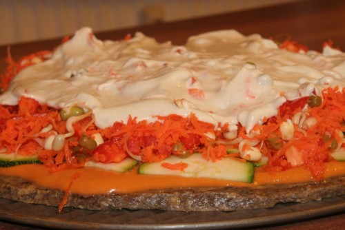Nekepta žaliavalgio pica Raw Pizza